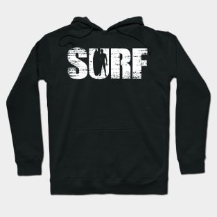 Distressed Look Surfing Gift For Surfers Hoodie